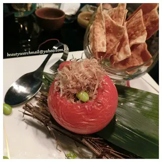 蕃茄豬肉配鱈魚片