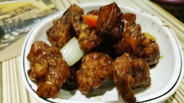 黑莓醋炸豚肉