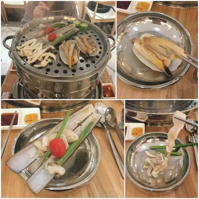 象拔蚌, 蟶子, 白靈芝菇