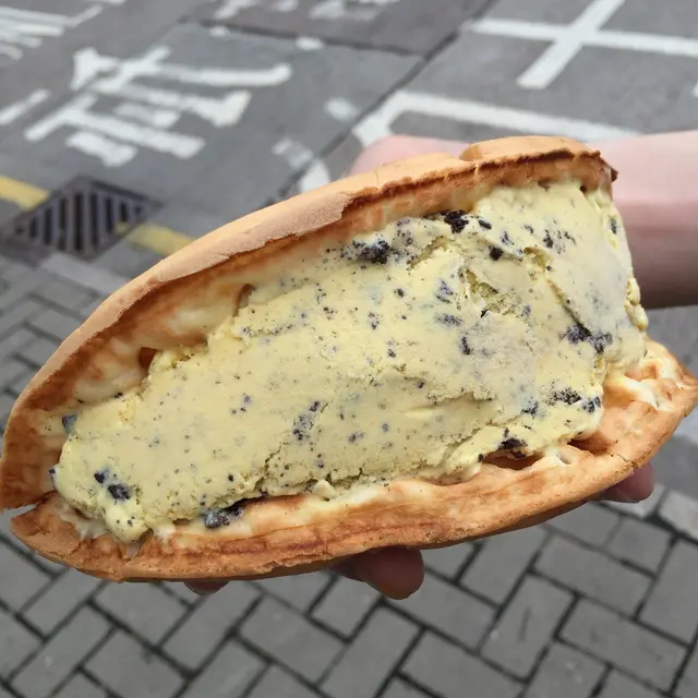 香蕉曲奇雪糕格仔餅