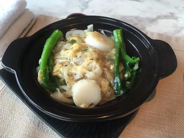 黑松露滑蛋帶子炒河