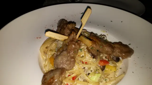 腐乳忌廉汁羊肉意大利麵