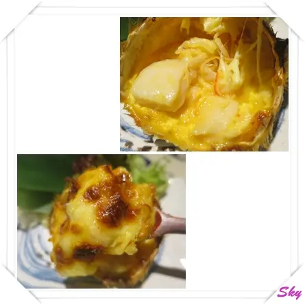 海膽芝士釀蟹蓋