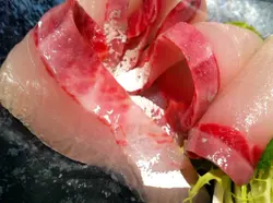 𫠒红鱼刺生
