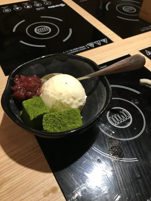 抹茶蕨餅伴雪糕