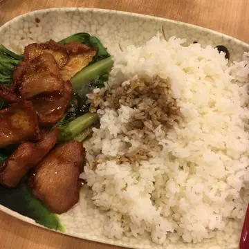 猪颈肉饭