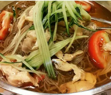 雞肉水冷麵套餐