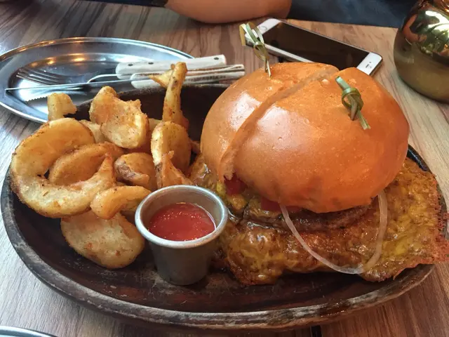 Double-Grilled Cheese Burger