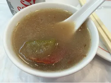 這老黃瓜湯火候十足