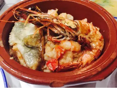 大蝦鱸魚焗麵包皮