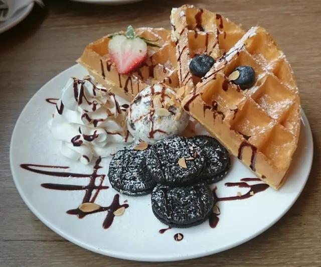 oreo窩夫配曲奇雪糕