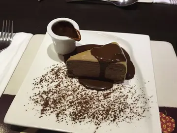 Chocolate crepe cake