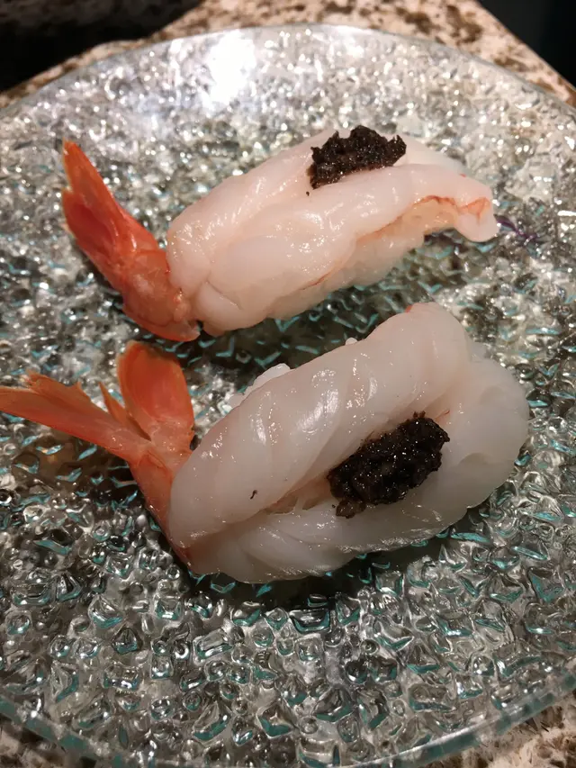 黑松露牡丹蝦壽司