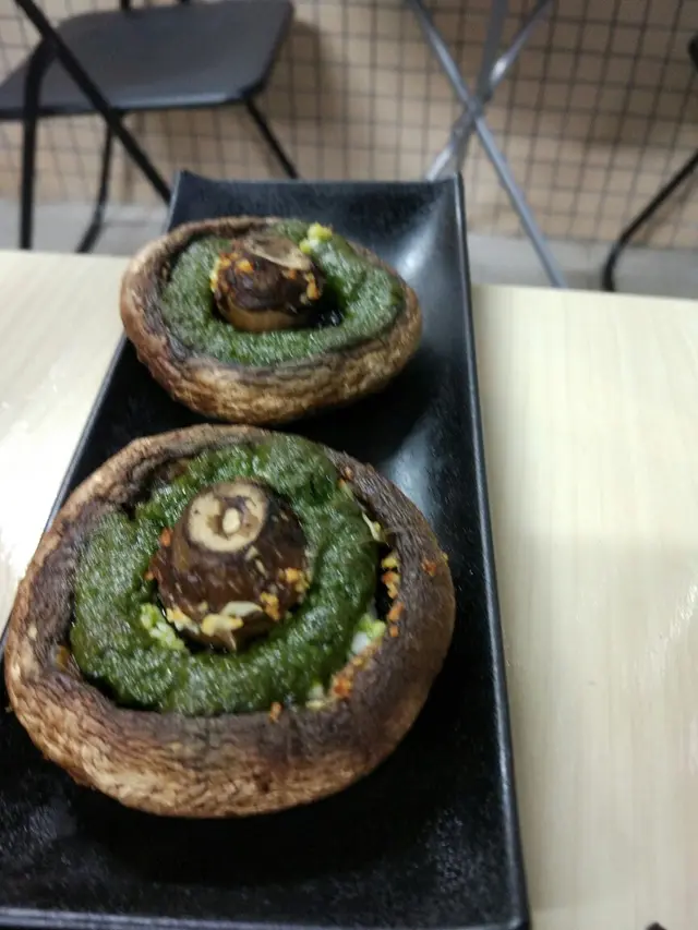 香草醬大啡菇
