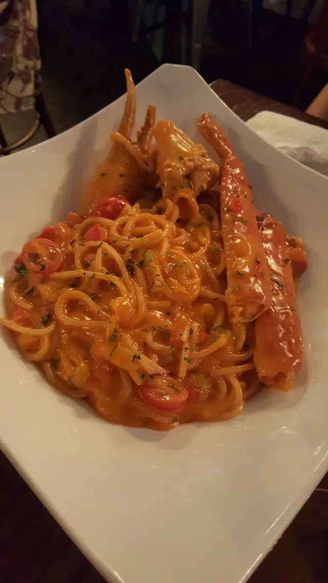 King Crab Legs Spaghett