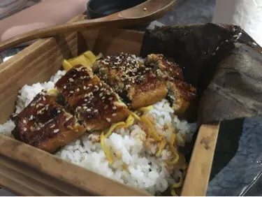 蒲燒鰻魚朴葉飯