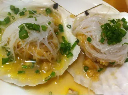 蒜香鮮油粉絲蒸扇貝