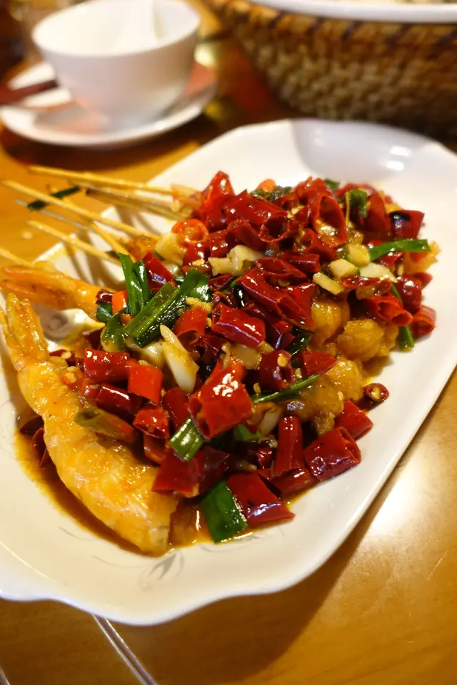 用上新鮮海蝦,富鮮味,肉質結實而鮮甜彈牙!