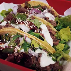 Tacos with beef
