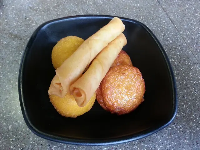 紫心香芋丸、芝士春卷