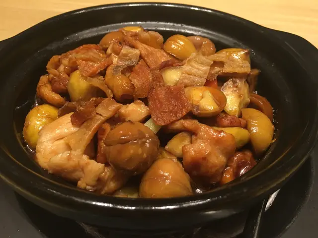 栗子方魚焗雞球