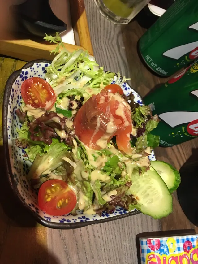 三文魚雜菜沙津