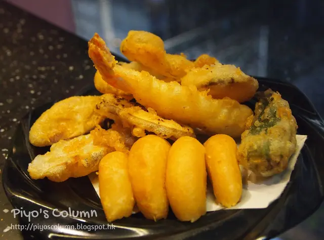 炸蝦、日本蕃薯、炸芝士年糕都不錯,還有少見的秋葵明太子。