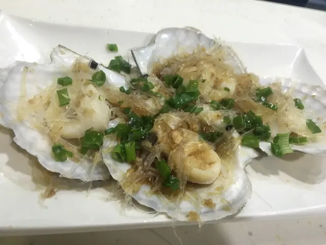 蒜蒜粉絲蒸扇貝