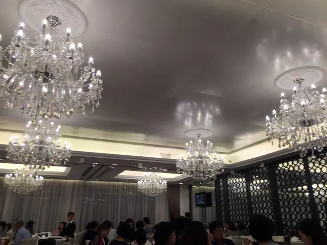 燈飾十分高貴大方