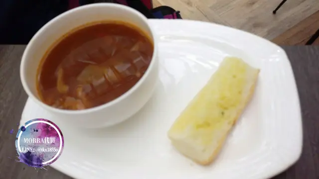 湯重酸辣，料多