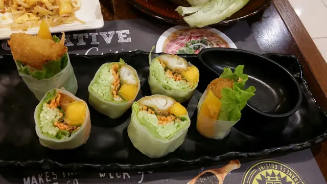 香芒龍脷柳紙米卷