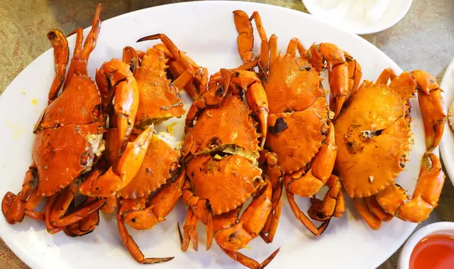 鹽油焗奄仔蟹