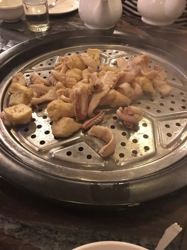 蝦醬蒸鮮魷