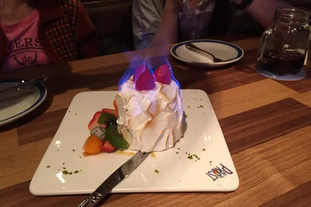 火焰雪山配鮮果