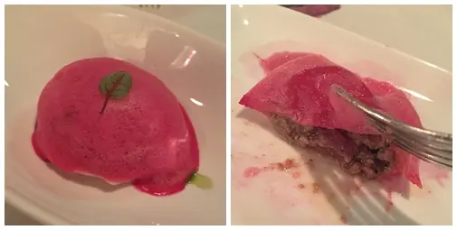 Smoked Duck Liver Ravioli