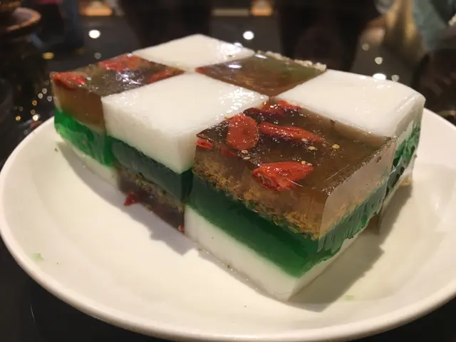 三色桂花班蘭糕