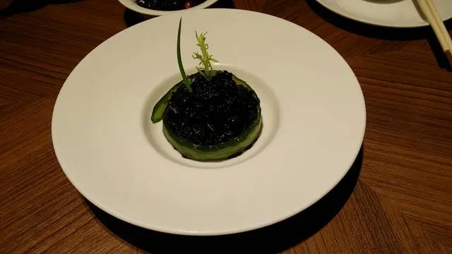 蝦苗拌頭水紫菜