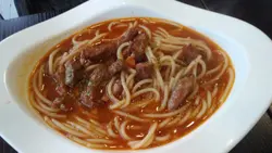 鮮番茄濃湯牛肉意粉