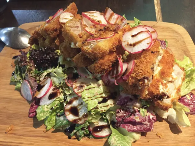 Cordon  Bleu  Pork  Cutlet  salad  