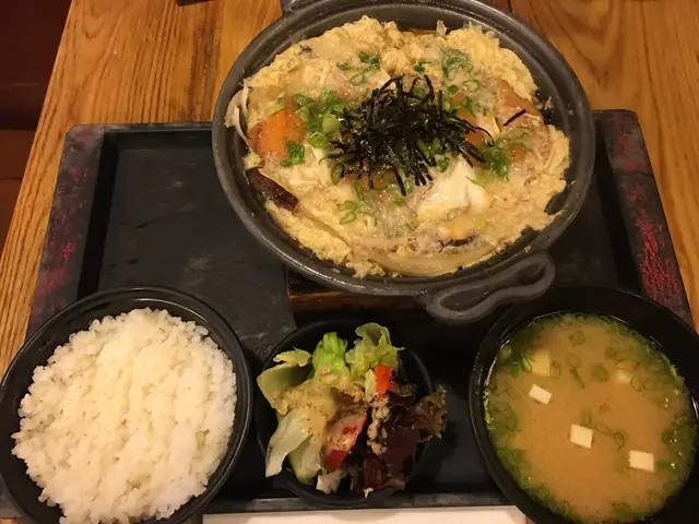 滑蛋豬扒飯定食