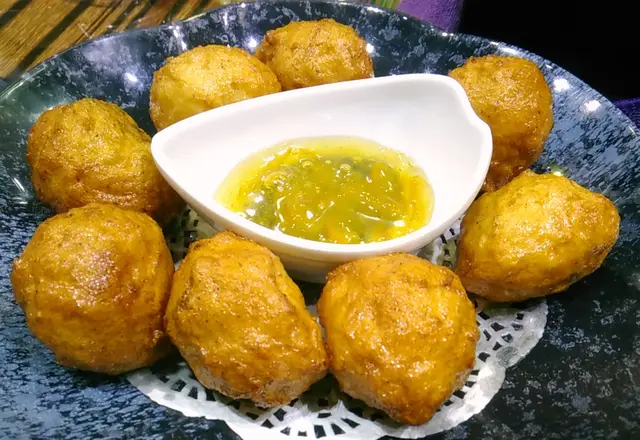 柚子蜜炸花枝丸