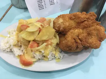 葡汁吉列鸡扒饭