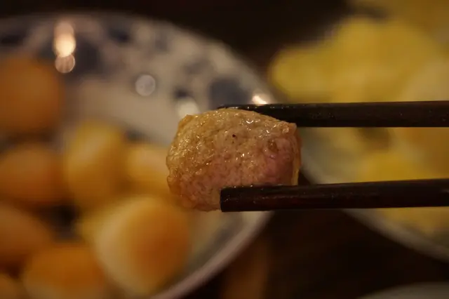 小小的一顆打得實淨彈牙,陳皮比魚味更能彰顯