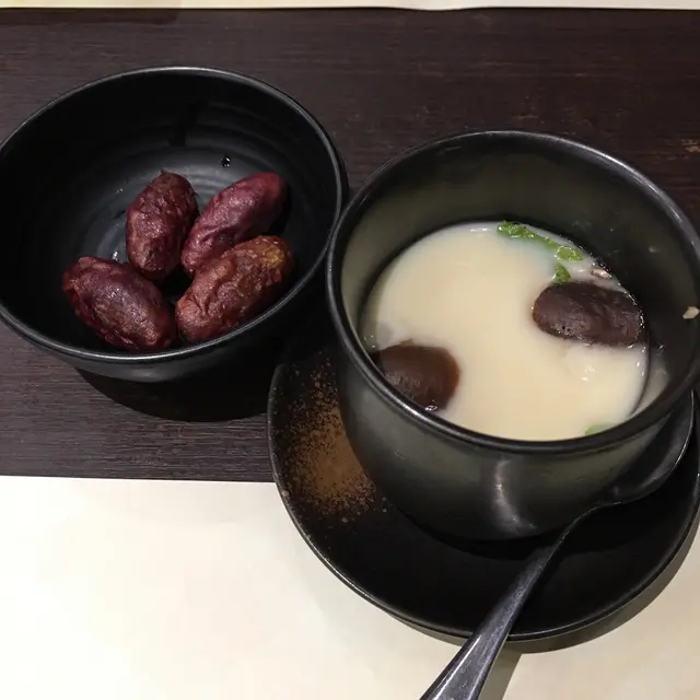 一口甜薯,日式蒸蛋