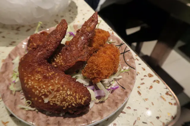 芝麻雞翼 ,吉列蠔