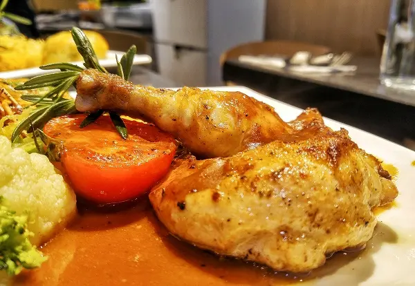 扒法國走地春雞