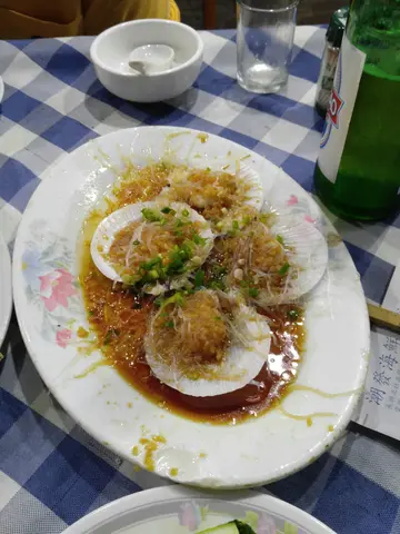 蒜香銀絲蒸扇貝