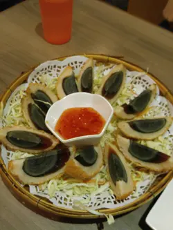 虾丸酿皮蛋
