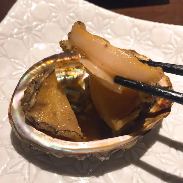 浜燒盛合 - 活鮑魚