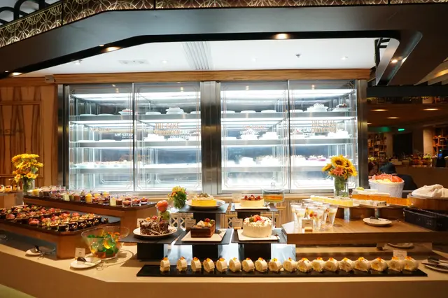 琳瑯滿目的甜品區